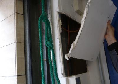 Reparatur Trockenbauarbeiten im Supermarkt Einfahrt Berlin