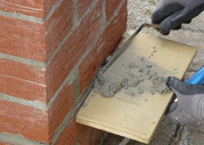 Nässe Im Betonfeiler Instandsetzung Neuverfugung in Brandenburg