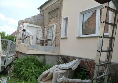 Entfernung eines Bauteils am Einfamilienhaus in Berlin