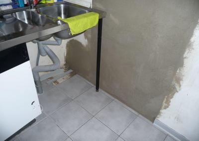 erabeitung einer Aussenwand Küche in Brandenburg