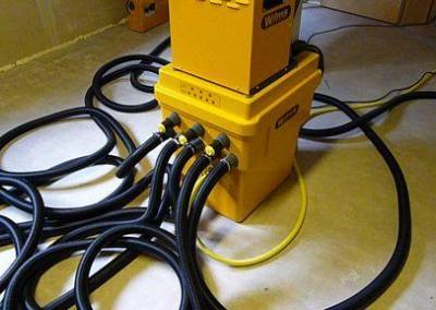 Dämmschichttrocknung im Bereich des Bodens mieten Berlin und Brandenburg