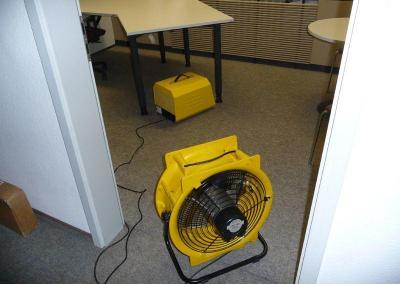 Bautrocknung mit Unterstützung eines Lüfters in Berlin