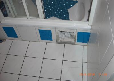 Dusche Boden undichtigkeit beseitigen