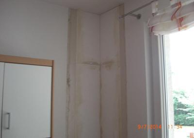 Trockenbau-Dämmung Aussenwand in Wohnung wegen Schimmel