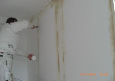 Einbringung einer Binders um Rissbildungen zu vermeiden