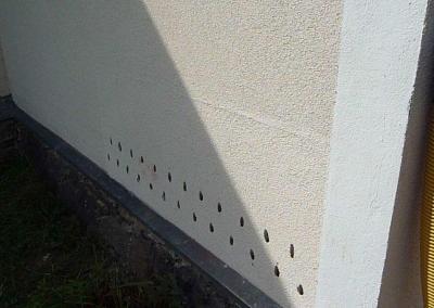 Löcher gebohrt für anschließende Packer setzen Brandenburg