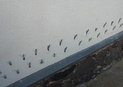 Packerrreihe zur Vorbereitung für Injektionsschaumharz