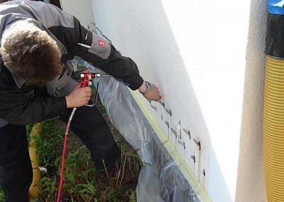 Bauwerksabdichtung durch Induktion