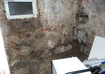 Trocknung eines Keller aus dem Jahr 1920