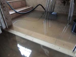 Wasserschaden Überschwemmung - Wasserstand in Brandenburg