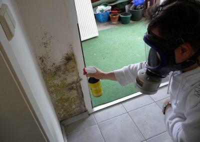 Notdienst nach einer Überschwemmung im WC Wasserschaden Berlin