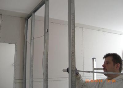 Verschraubungen und Herstellung von Trockenbauständerwerk