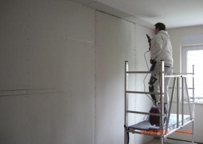 Endarbeiten von Trockenbauarbeiten